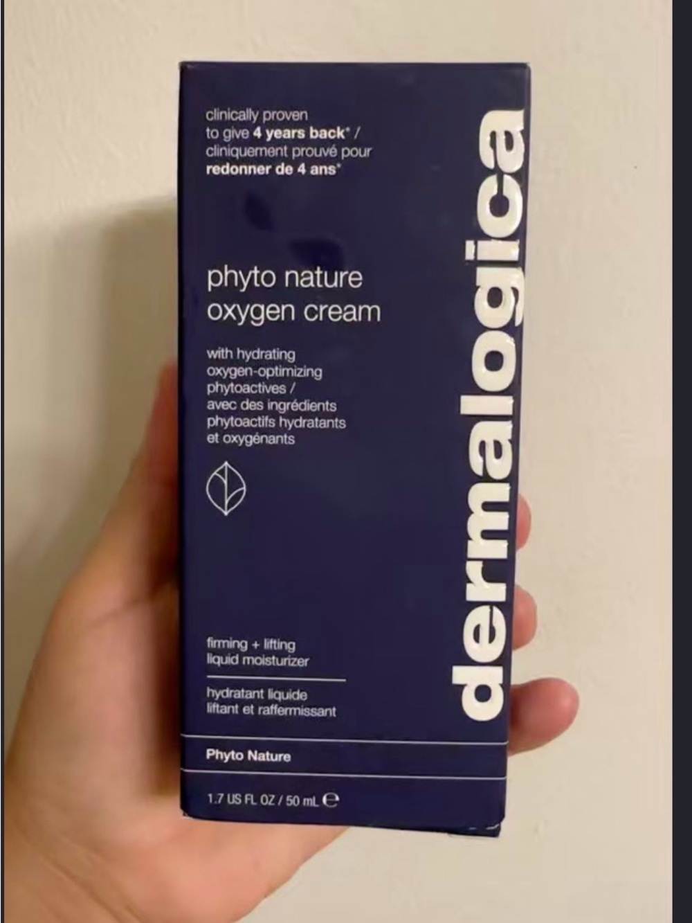 dermalogica Navy Phyto Nature Oxygen Cream Moisturizer brand new in box